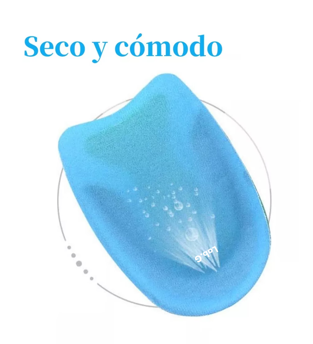 Foto 3 pulgar | 1 Par Talonera Espolón Calcáneo Gel Plantilla Ortopédicas Talla L