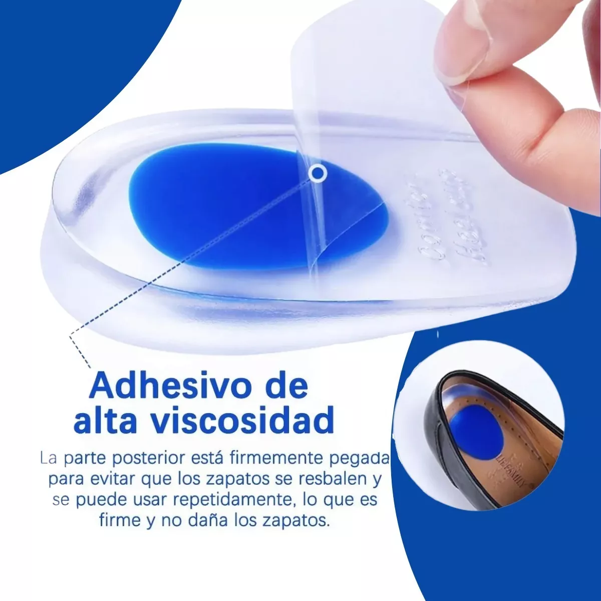 Foto 5 pulgar | Plantillas Ortopédica Taloneras Espolón Calcáneo 1 Par