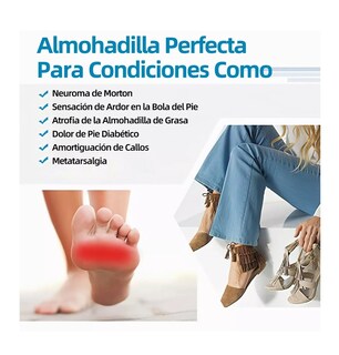 Foto 3 | Protector Almohadillas Para Pies Para Antepiéde 5 Pares, Transparente