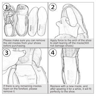 Foto 7 | Plantillas Endoto Para Zapatillas Vans, Insertos De Repuesto, Talla 40 - Venta Internacional.