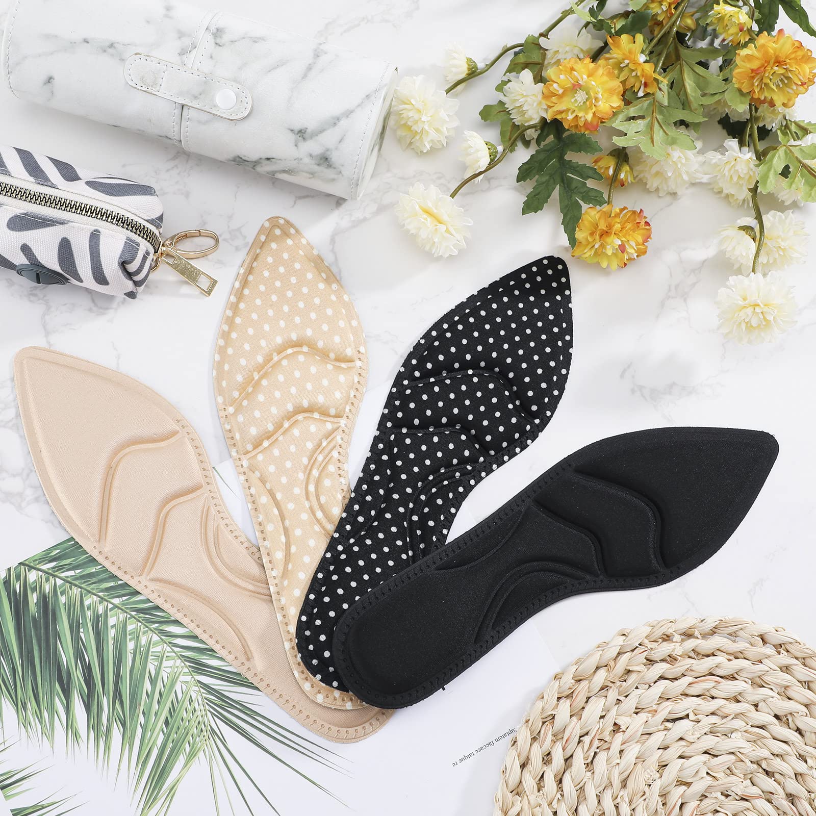 Foto 5 | Plantillas Para Zapatos De Tacón Alto, 4 Pares De Cojines Transpirables Para Mujer - Venta Internacional.