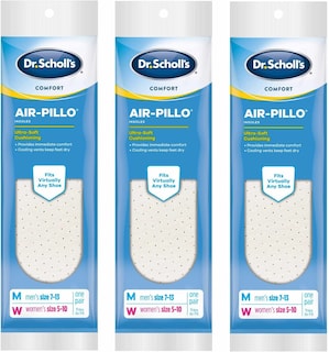 Foto 3 | Amortiguación Air-pillo De Dr. Scholl's Con Espuma Viscoelástica, 3 Pares - Venta Internacional.