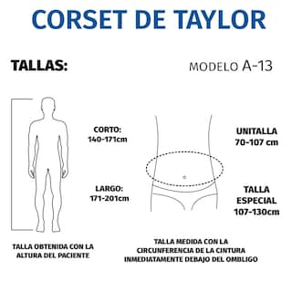 Foto 7 | Soporte Corporal para Columna Vertebral Taylor A13 Moldeable