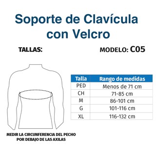 Foto 5 | Soporte de Clavícula Tynor con Cinta Autoadherente