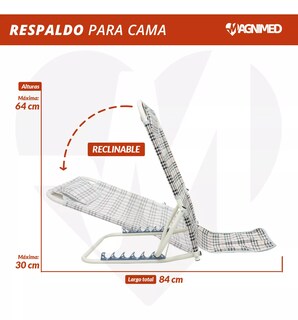 Foto 4 | Respaldo Ajustable Para Cama | Ajustable Para Varias Posiciones, Estructura Plegable, Fácil Ajuste Color Beige
