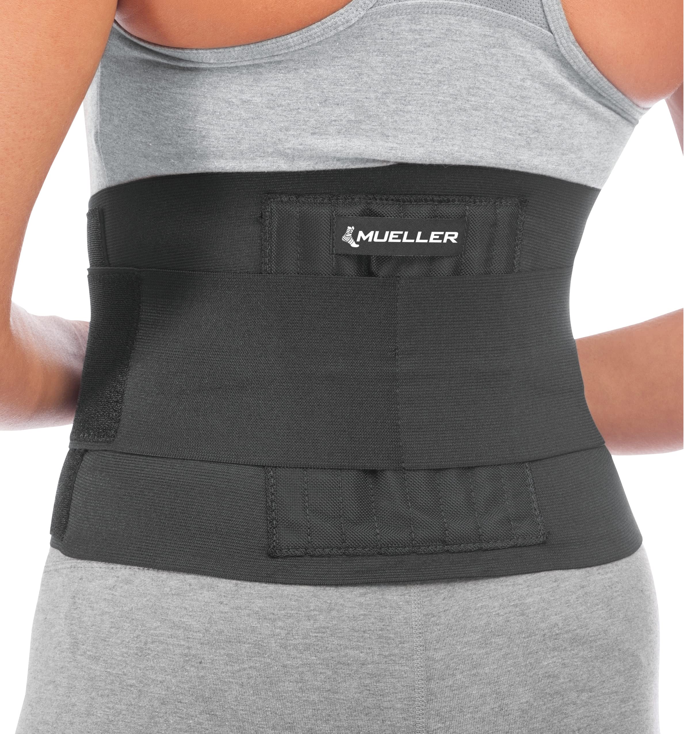 Soporte Para Espalda Mueller Sports Medicine Ajustable Negro S/m - Venta Internacional.