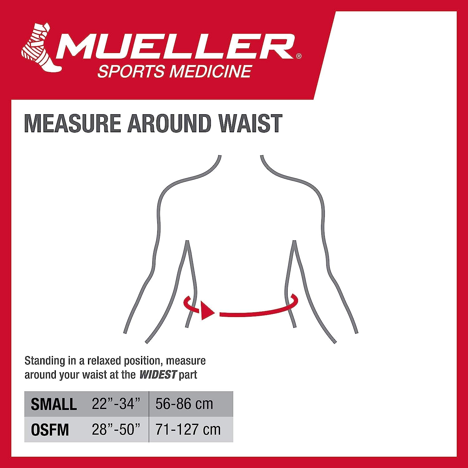 Foto 3 pulgar | Soporte Para Espalda Mueller Sports Medicine Ajustable Negro S/m - Venta Internacional.