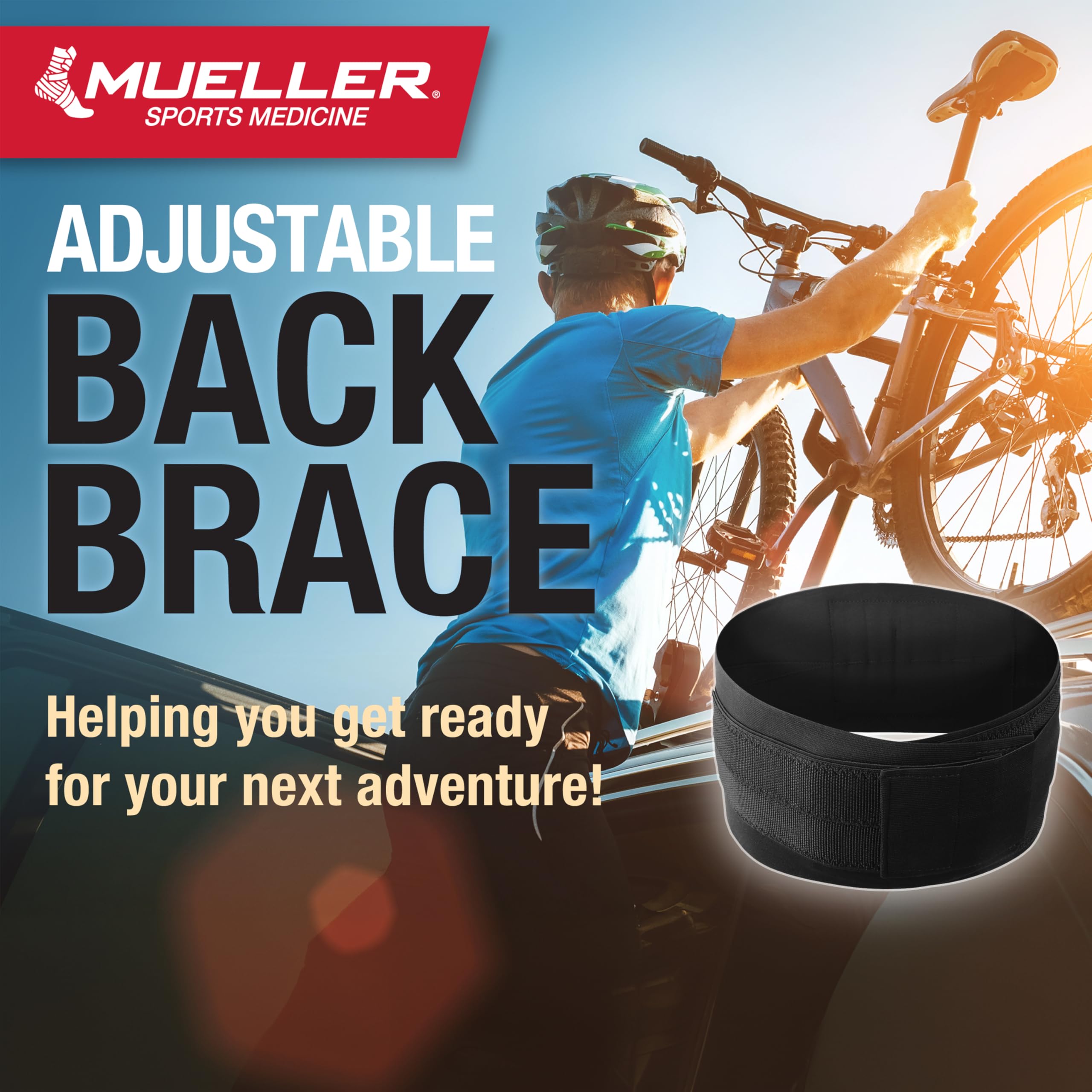 Foto 7 pulgar | Soporte Para Espalda Mueller Sports Medicine Ajustable Negro S/m - Venta Internacional.
