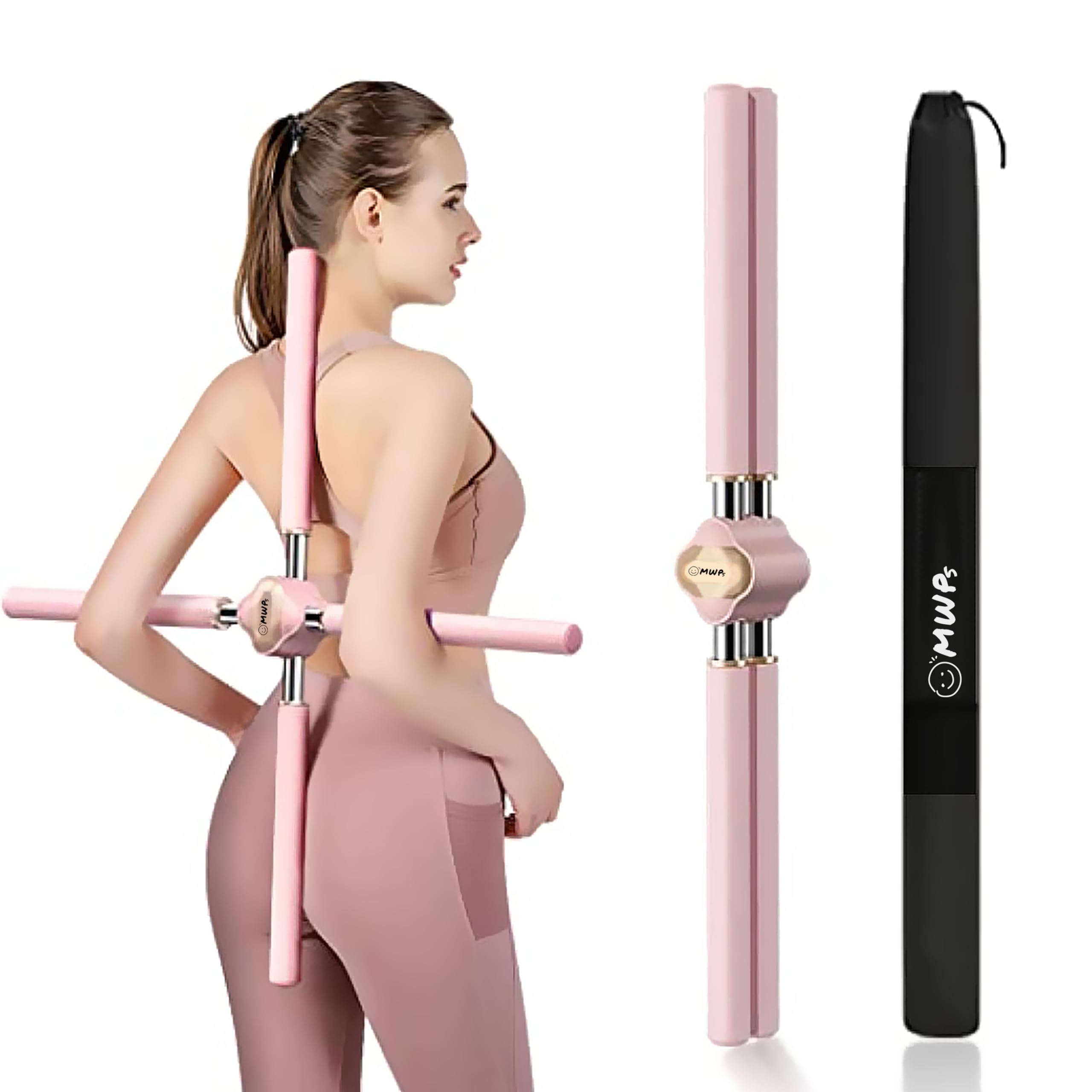 Foto 2 pulgar | Alisador De Espalda Con Barra De Yoga Corrector De Postura Para Mujeres Y Hombres - Venta Internacional.
