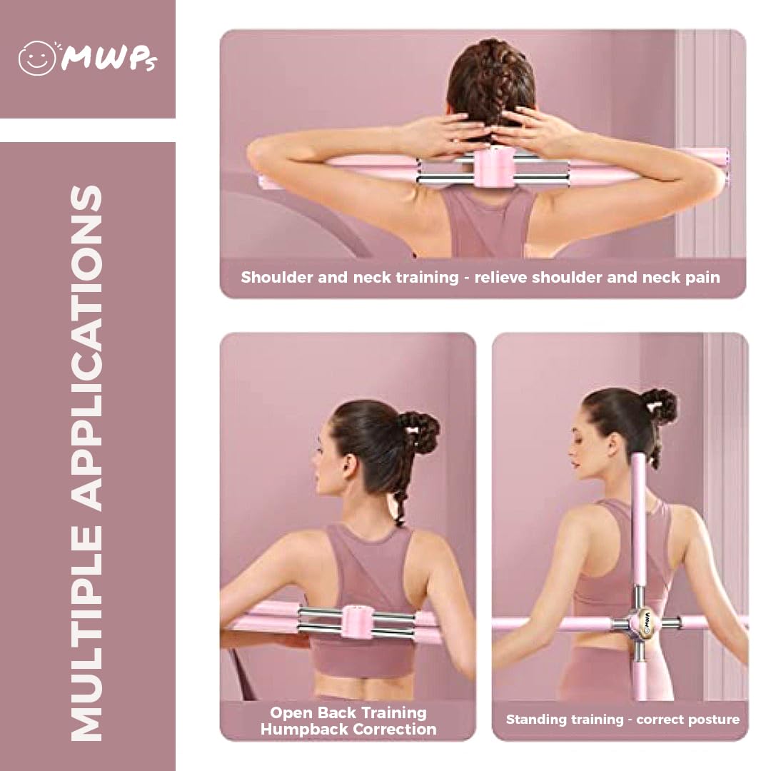 Foto 3 | Alisador De Espalda Con Barra De Yoga Corrector De Postura Para Mujeres Y Hombres - Venta Internacional.