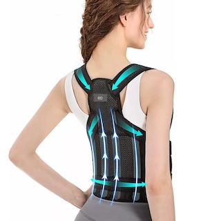 Foto 2 | Corrector Postura Espalda Para Hombre Y Mujer Ajustable Talla G Eo Safe Imports Esi-12649-1 Negro