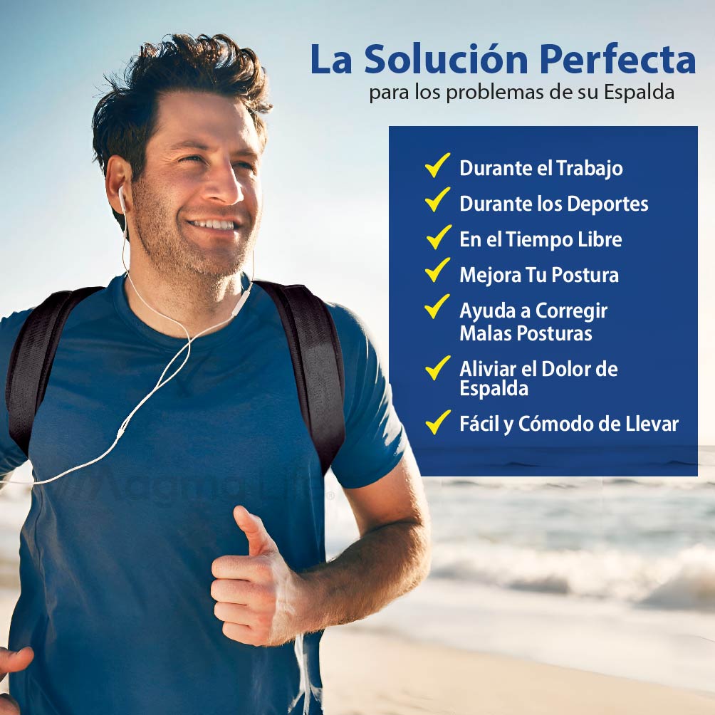 Foto 3 pulgar | Magma Life Corrector De Postura Transpirable: Solución Para Corregir La Postura De Espalda Alta En Hombres Y Mujeres