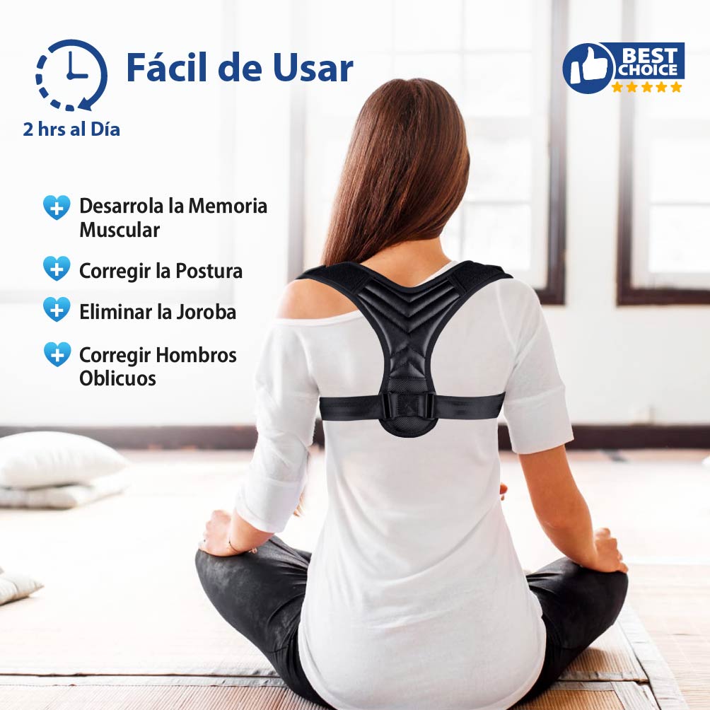 Foto 8 pulgar | Magma Life Corrector De Postura Transpirable: Solución Para Corregir La Postura De Espalda Alta En Hombres Y Mujeres