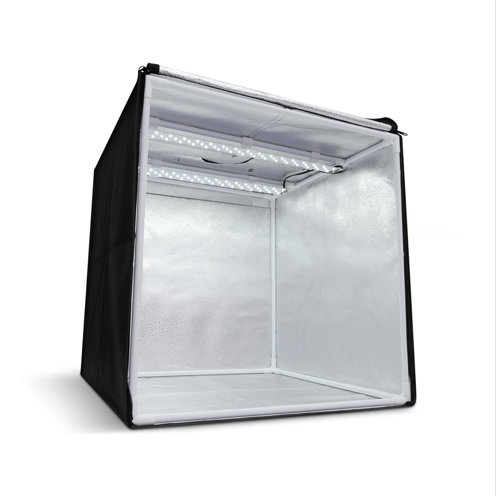 Foto 4 pulgar | Caja de Luz para Fotografía Profesional Redlemon color Negro Extra Grande 80x80 cm