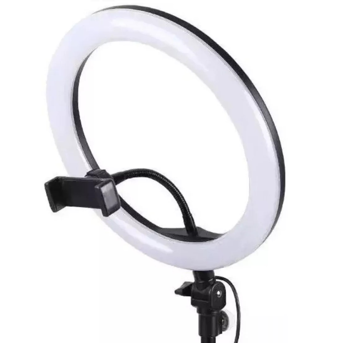 Foto 5 pulgar | Lámpara Aro de Luz LED QX-260 color Blanco con Soporte para Celular Ring Fill