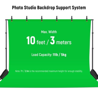 Foto 2 | Sistema De Soporte De Fondo Neewer Photo Studio De 3 X 2 M - Venta Internacional