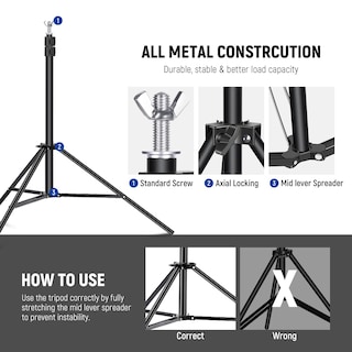 Foto 5 | Sistema De Soporte De Fondo Neewer Photo Studio De 3 X 2 M - Venta Internacional