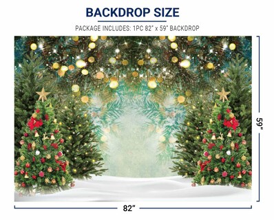 Foto 3 | Telón Fotográfico de Pino Allenjoy Christmas Wonderland de 2,1 x 1,5 m - Venta Internacional