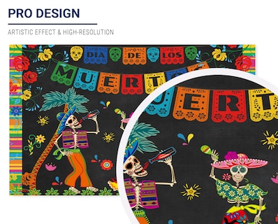 Foto 2 | Telón de Fondo: Allenjoy Fiesta Del Día De Los Muertos - Venta Internacional