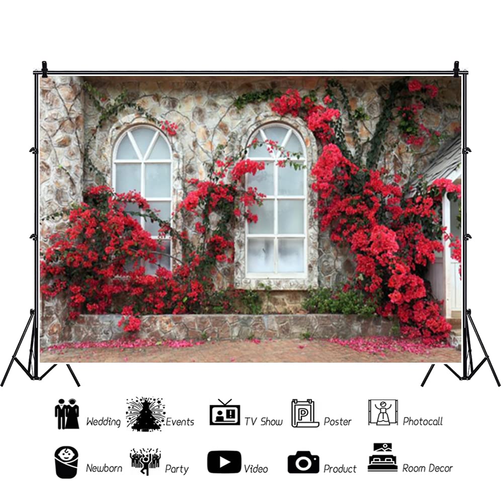 Foto 6 pulgar | Fondo Fotográfico Baocicco Romantic Red Blossom 220 x 150 cm - Venta Internacional