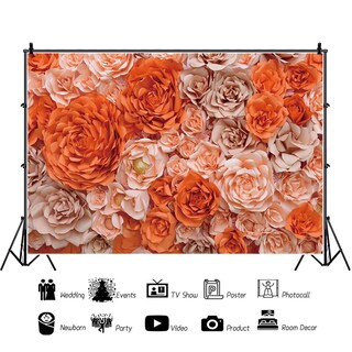 Foto 5 | Fondo Fotográfico Baocicco Orange Rose Vinilo de 2,2 x 1,5 m - Venta Internacional
