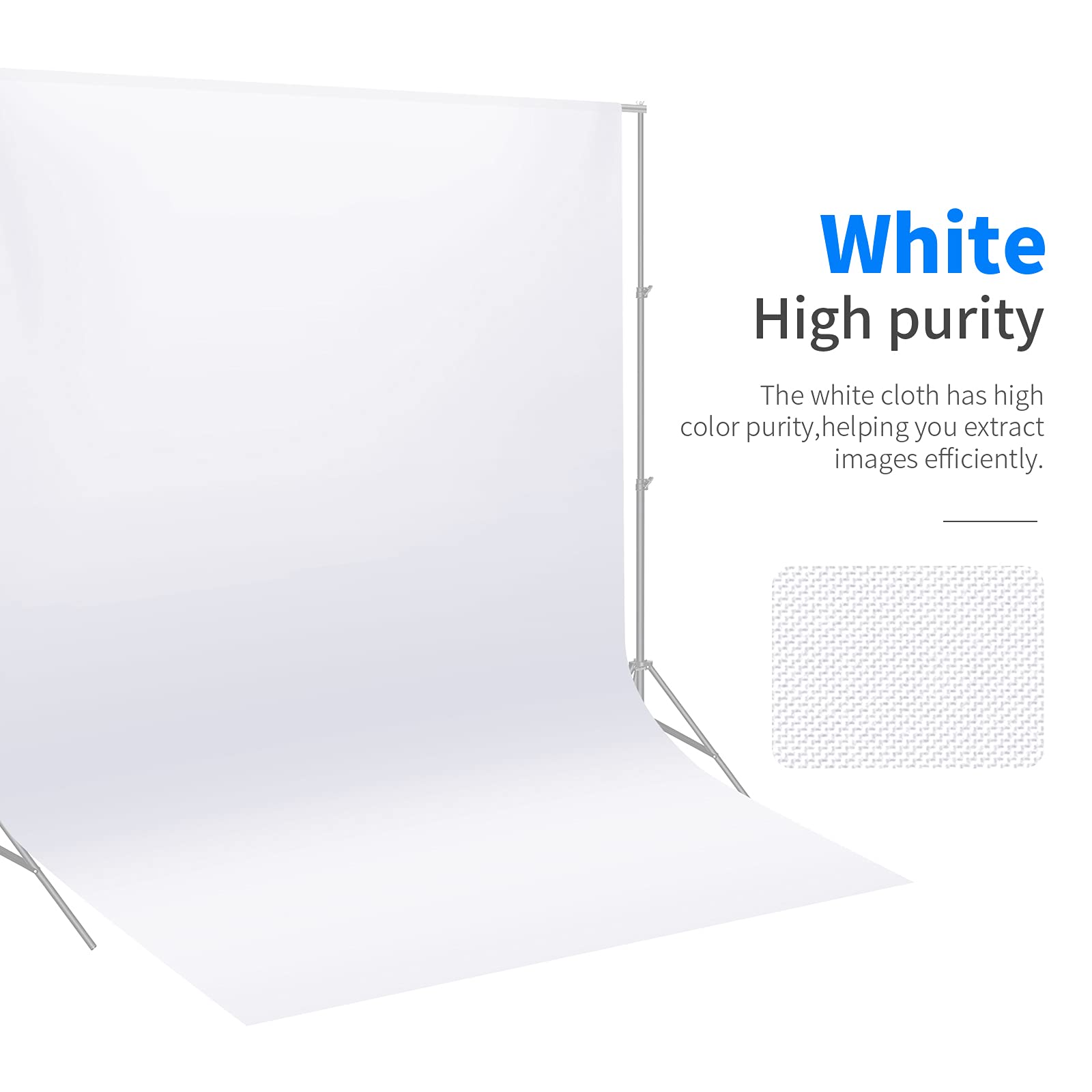 Foto 8 pulgar | Backdrop Neewer Pro Photo Studio Poliéster 3 X 3,6 M Color Blanco - Venta Internacional