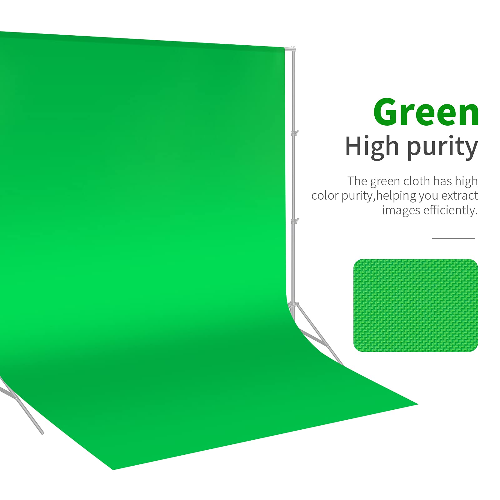 Foto 8 pulgar | Telón de Fondo Fotográfico Neewer de Muselina Cromakey Verde 3 X 6 M - Venta Internacional
