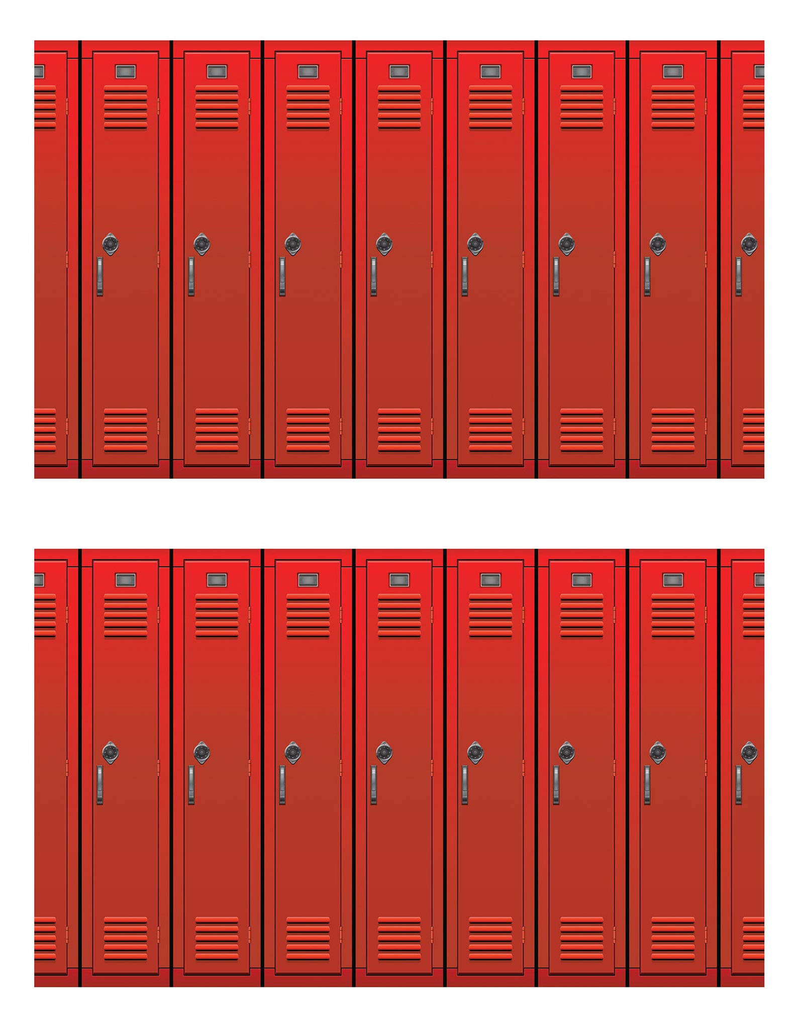 Locker Backdrop Beistle, Paquete De 2 - Venta Internacional.