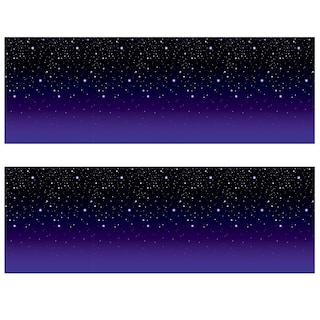 Foto 1 | Fondos Fotográficos Beistle Starry Sky Para Pared, 4 X 9 M, 2 Piezas - Venta Internacional.