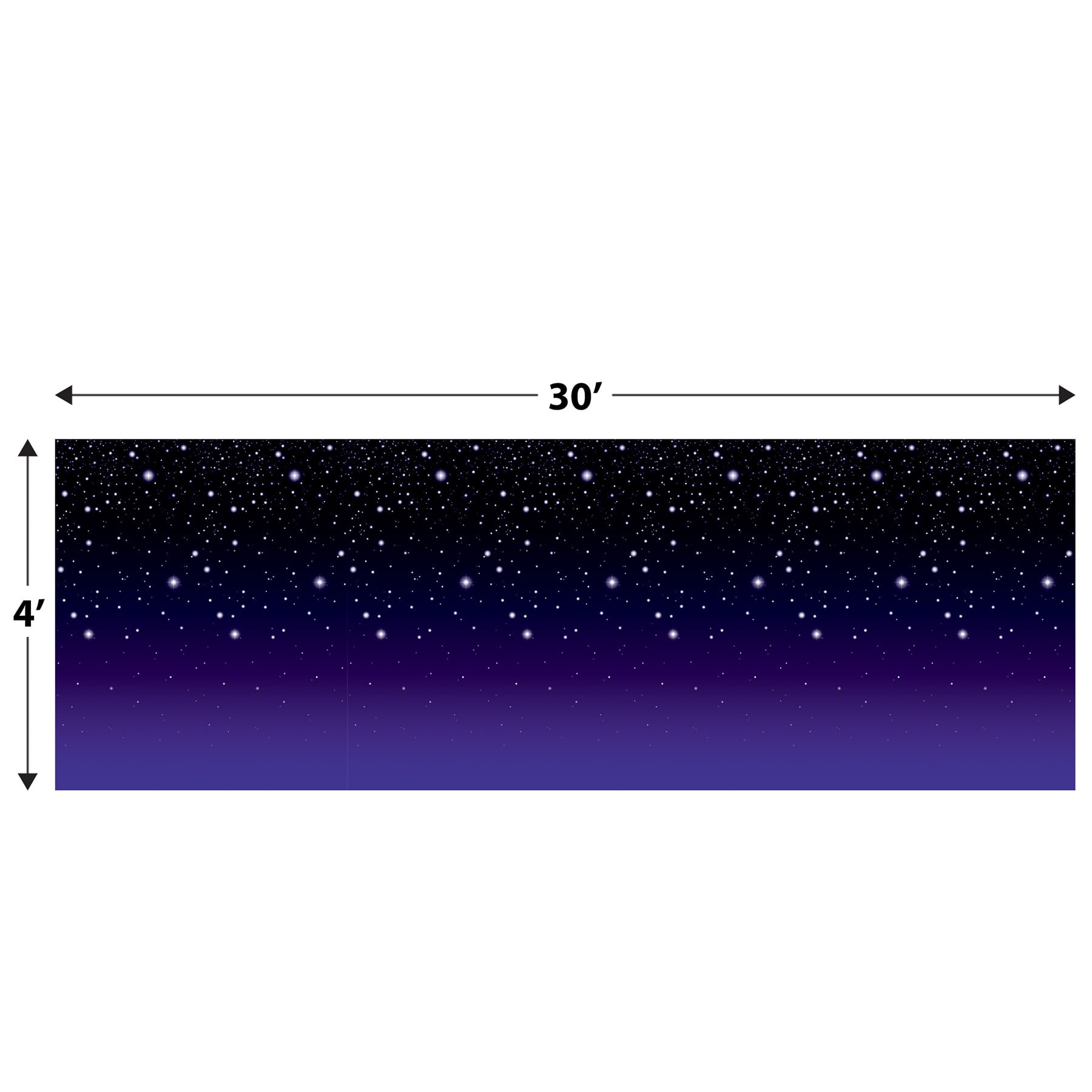 Foto 3 pulgar | Fondos Fotográficos Beistle Starry Sky Para Pared, 4 X 9 M, 2 Piezas - Venta Internacional.