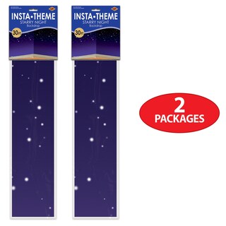 Foto 6 | Fondos Fotográficos Beistle Starry Sky Para Pared, 4 X 9 M, 2 Piezas - Venta Internacional.
