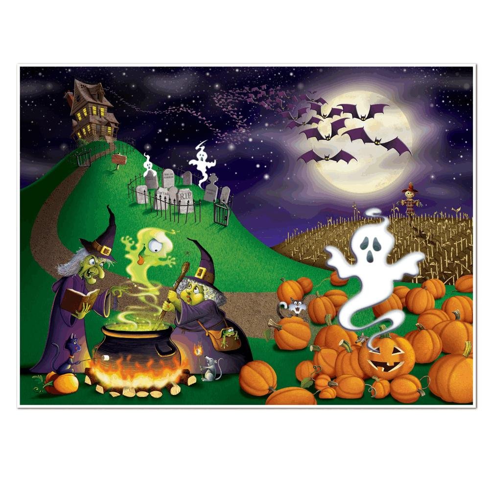 Decoración De Fiesta De Halloween Insta-mural Beistle - Venta Internacional.