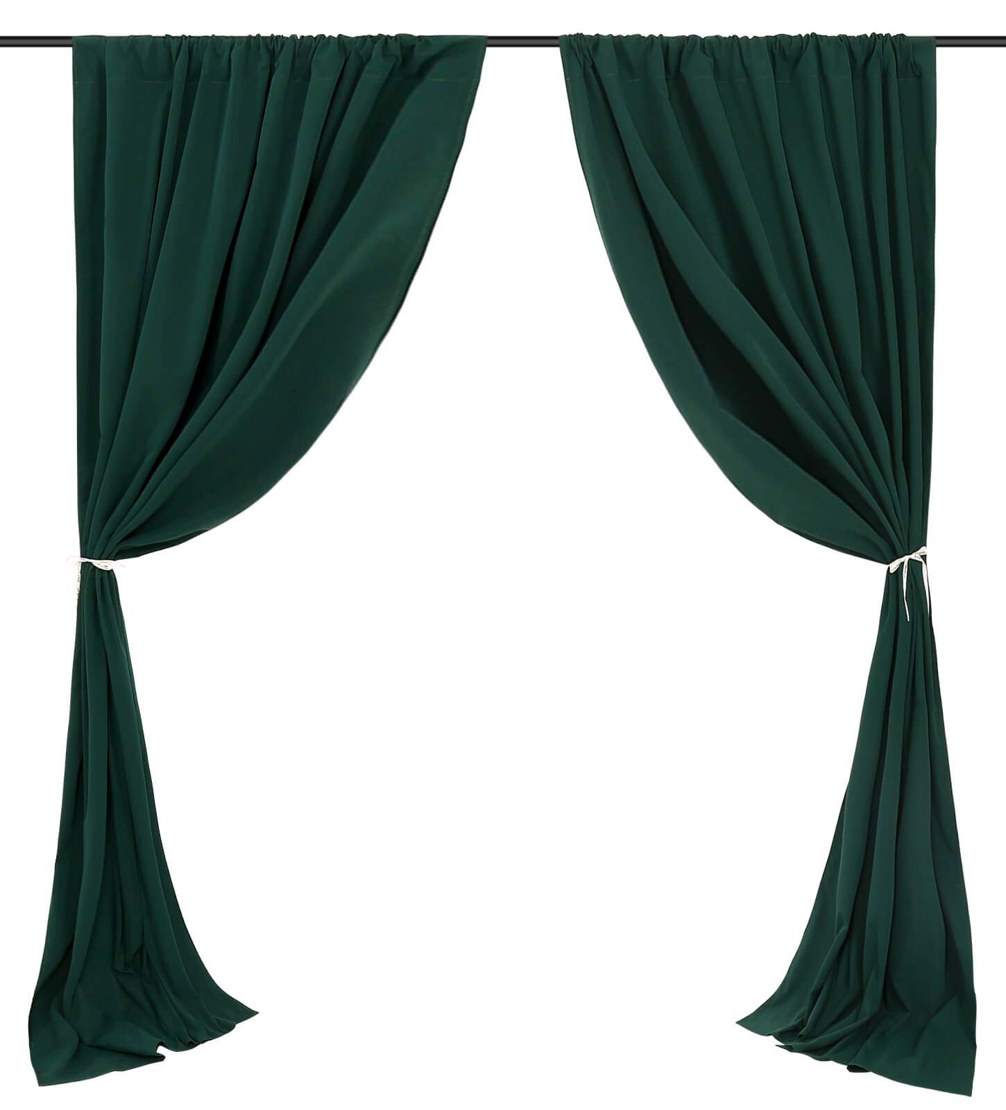 Foto 5 pulgar | Cortinas De Fondo Soardream De Poliéster Verde De 3 X 3 M - Venta Internacional.