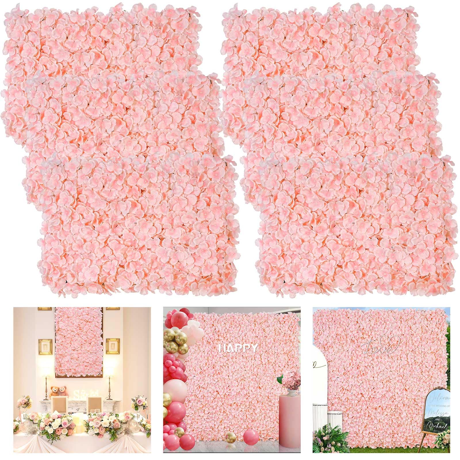 Foto 2 pulgar | Panel De Pared Con Estampado Floral B-cool Blush Flower, 120 X 120 Cm, Boda, 6 Unidades - Venta Internacional.