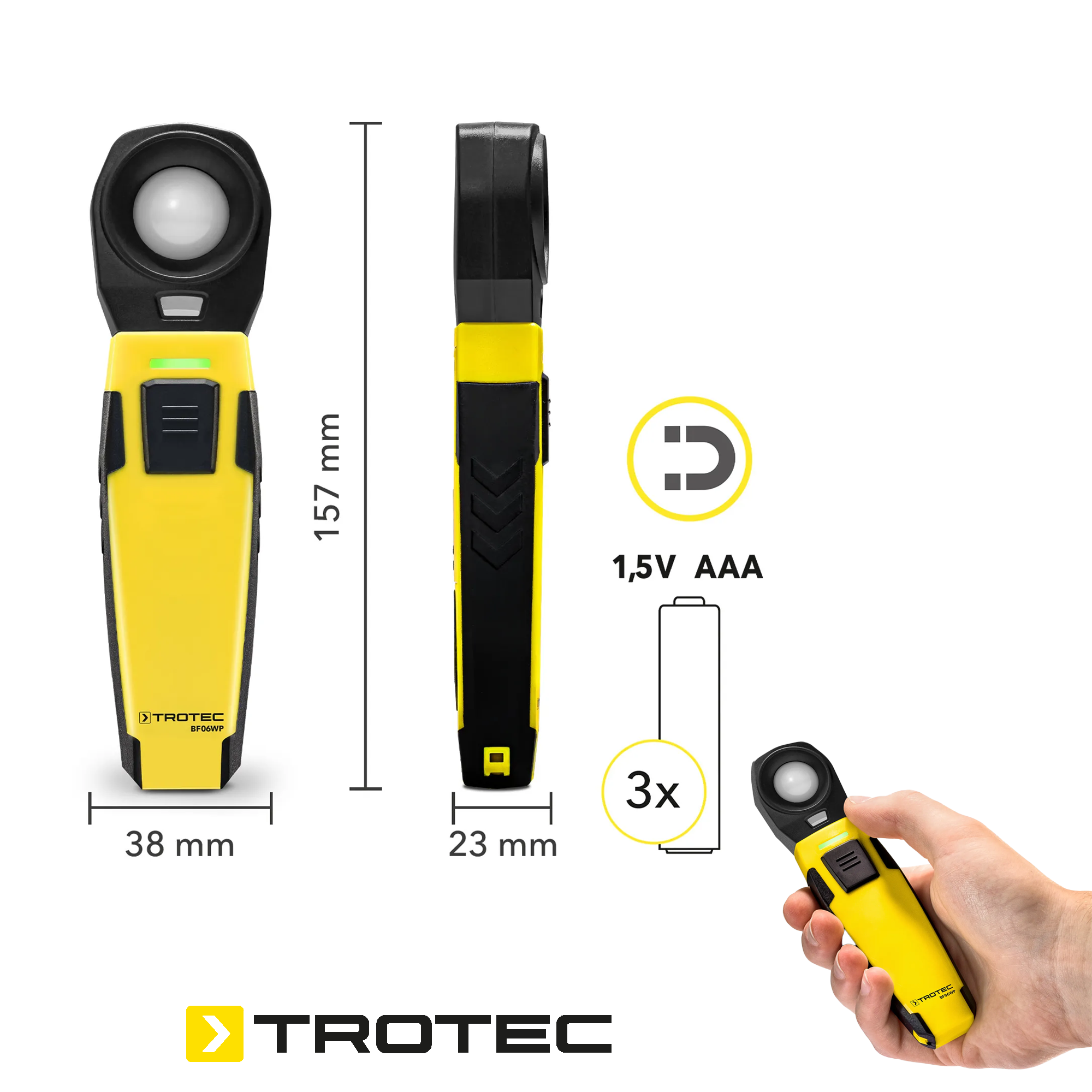 Foto 3 | Luxómetro Trotec con Bluetooth