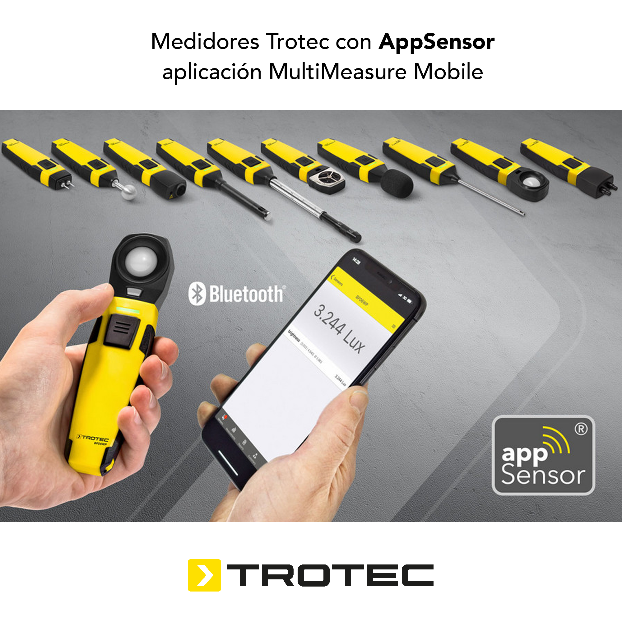 Foto 5 pulgar | Luxómetro Trotec con Bluetooth