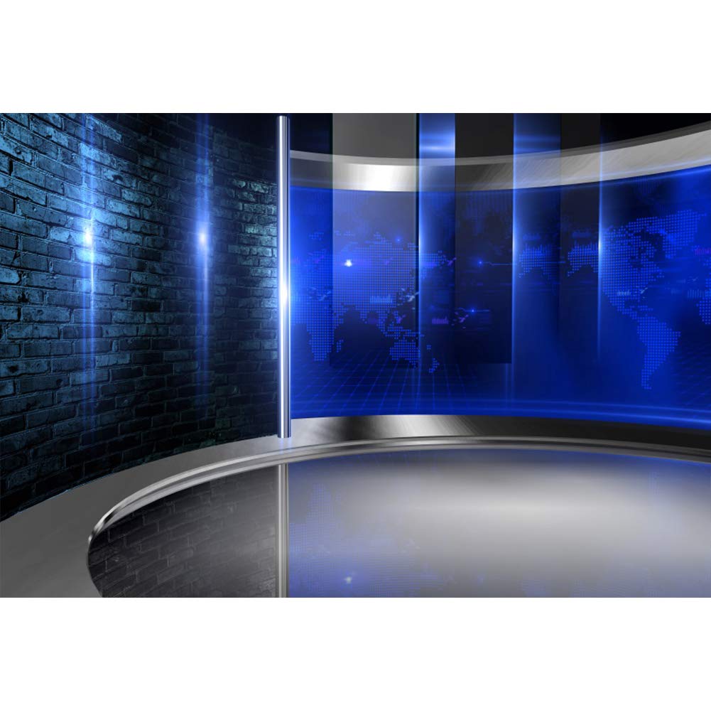 Tela De Vinilo Studio Backdrop Csfoto News Broadcasting De 3 X 2 M - Venta Internacional.