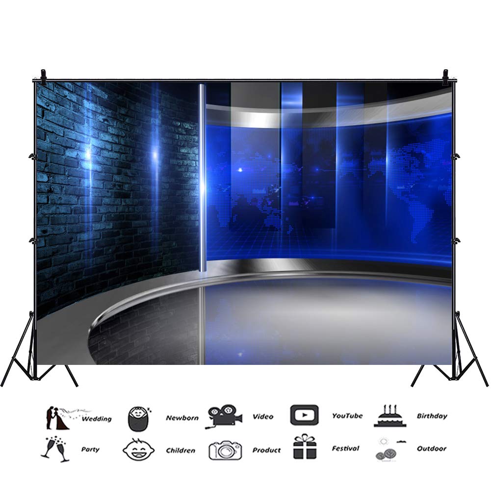 Foto 3 pulgar | Tela De Vinilo Studio Backdrop Csfoto News Broadcasting De 3 X 2 M - Venta Internacional.