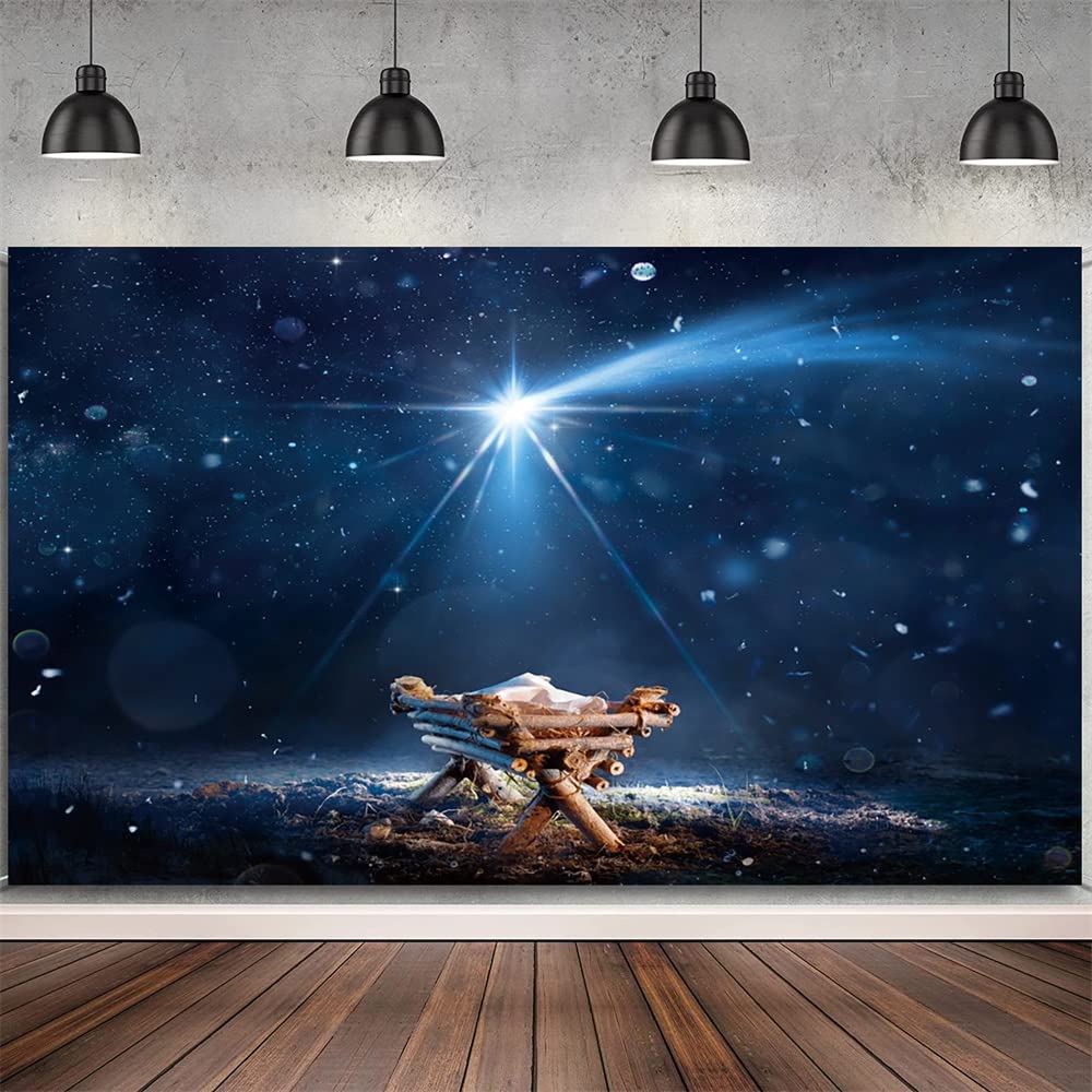 Telón De Fondo Fotográfico Dorcev El Nacimiento De Cristo, 3,5 X 3 M, Vinilo - Venta Internacional.