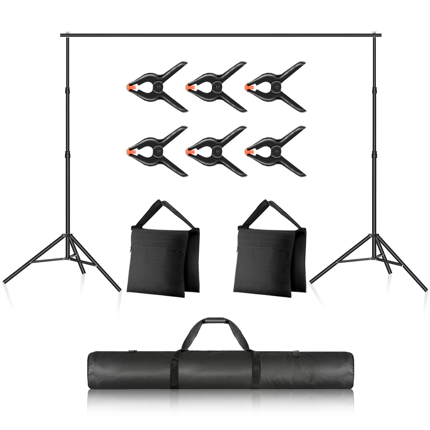 Foto 4 | Sistema De Soporte Para Telón De Fondo Neewer De 10 Pies/3 M De Ancho Y 2 M De Alto, Paquete De 3 - Venta Internacional