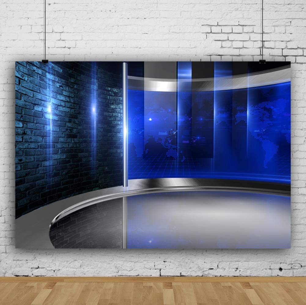 Foto 4 pulgar | Fondo De Vinilo De Estudio Csfoto News Broadcasting De 3,6 X 2,4 M - Venta Internacional.