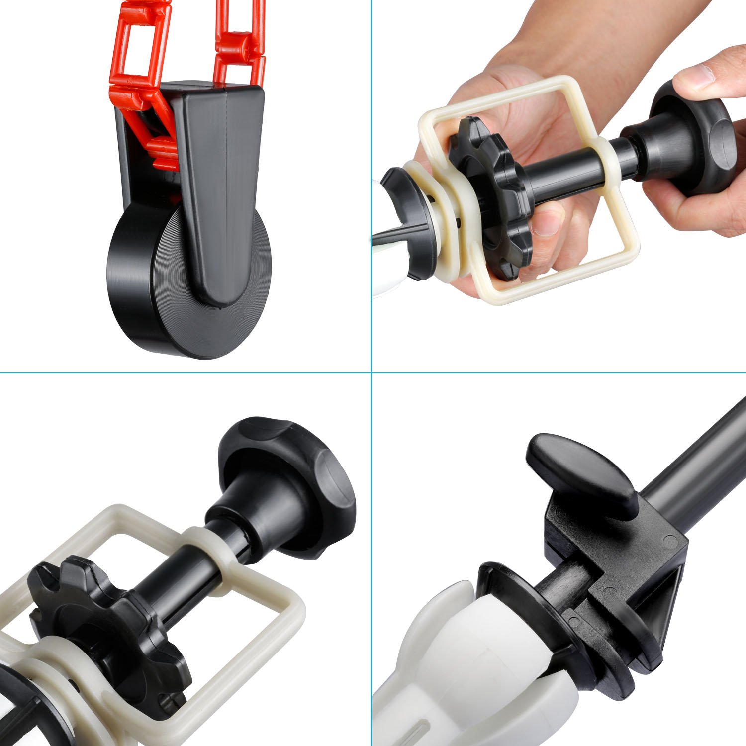 Foto 6 pulgar | Sistema de Soporte de Fondo Neewer 4 Roller Montaje en Pared - Venta Internacional