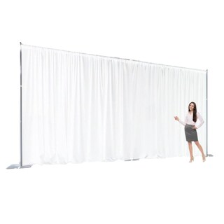 Foto 1 | Cortinas De Fondo Urby De Dos Capas De Gasa Y Tul Y Poliéster - Venta Internacional.