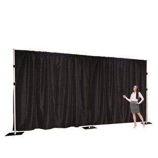 Foto 1 | Cortinas De Fondo Urby De Dos Capas De Gasa Y Tul Y Poliéster - Venta Internacional.