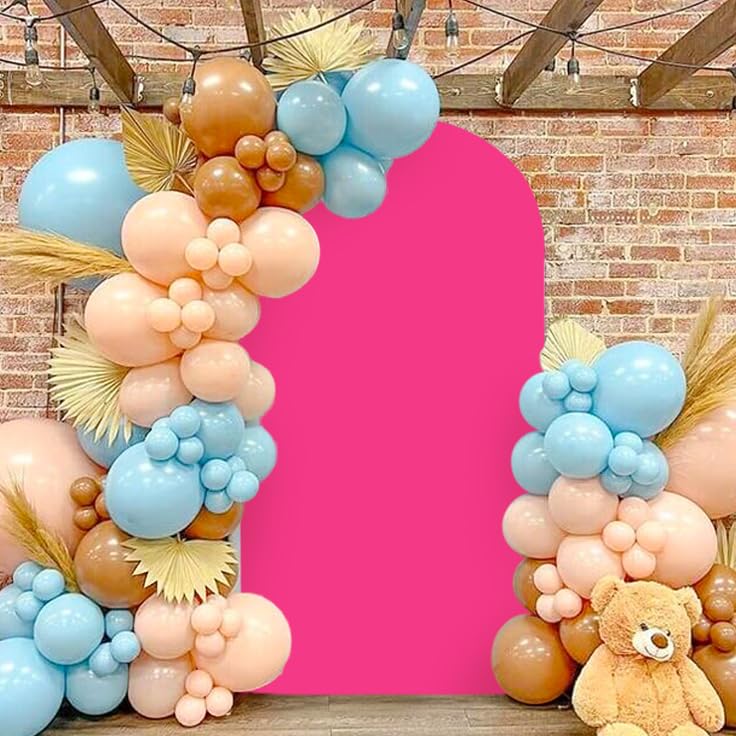 Foto 5 pulgar | Funda Para Arco De Boda Modfuns, Spandex Rosa Intenso, 1,2 X 2,2 M - Venta Internacional.