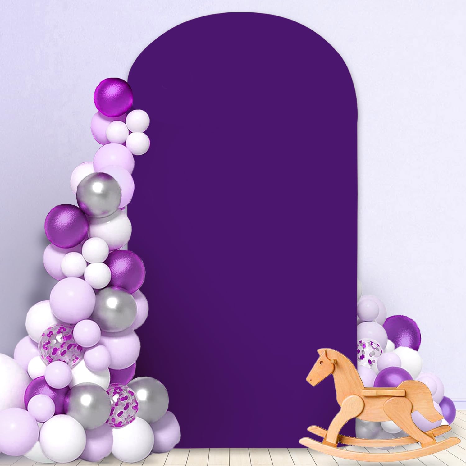 Foto 4 | Arch Cover Modfuns Funda Para Telón De Fondo Arqueado, Color Morado, 1 X 2 M - Venta Internacional.