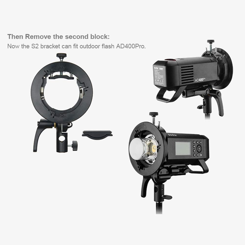 Foto 5 pulgar | Soporte Speedlite S-type Bowens Para Godox V1 Ad200pro - Venta Internacional.