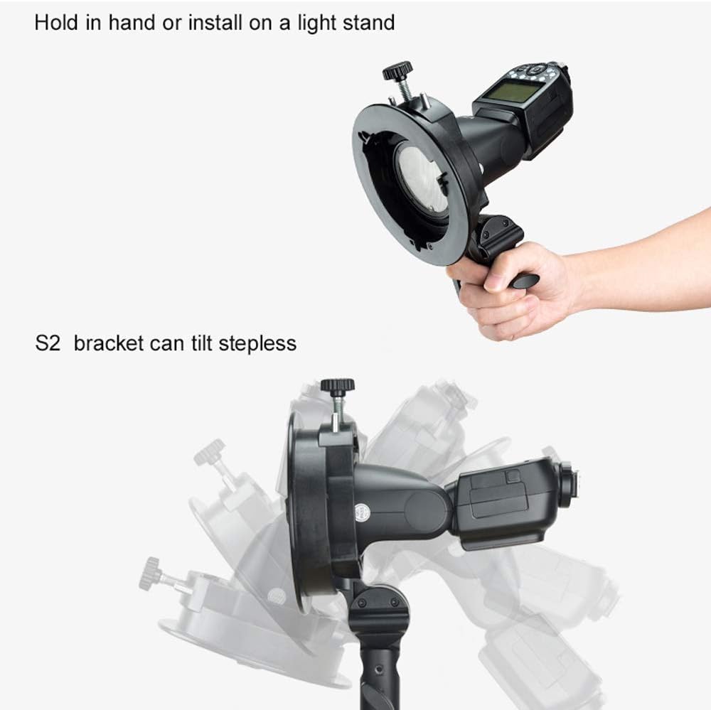 Foto 6 pulgar | Soporte Speedlite S-type Bowens Para Godox V1 Ad200pro - Venta Internacional.