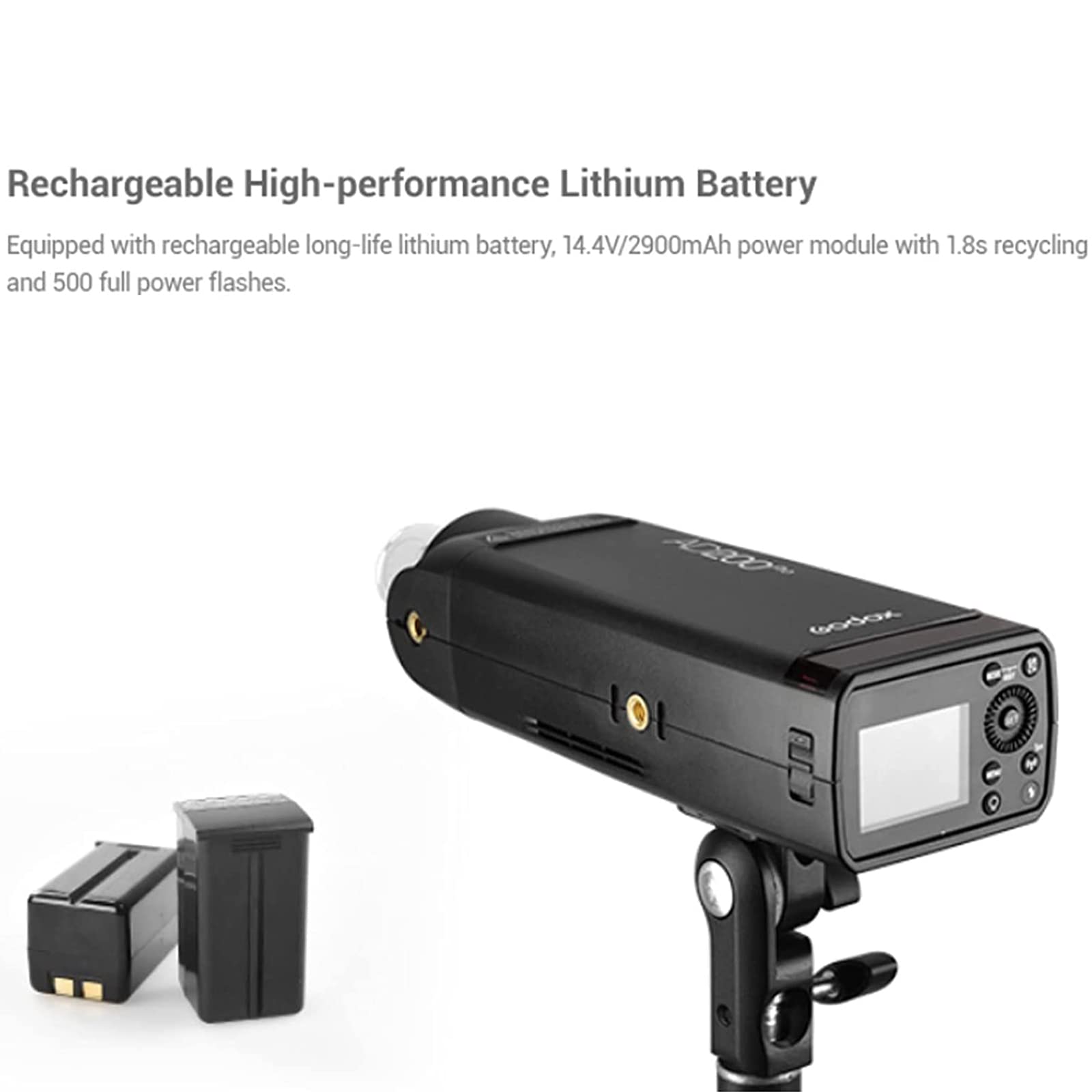 Foto 4 | Flash Godox Ad200pro Pocket 200w 2.4g Ttl Hss Con Batería - Venta Internacional.