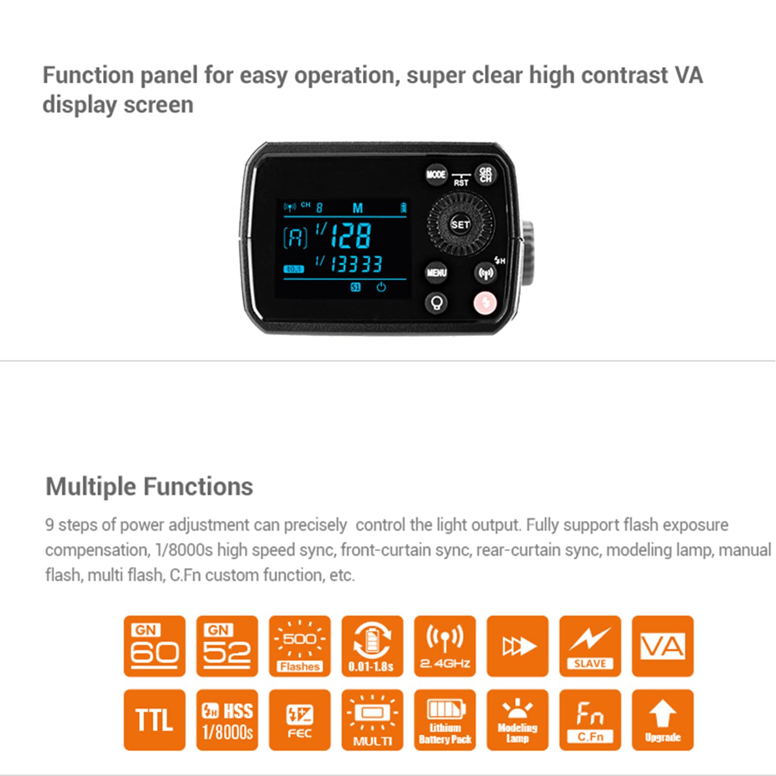 Foto 6 | Flash Godox Ad200pro Pocket 200w 2.4g Ttl Hss Con Batería - Venta Internacional.